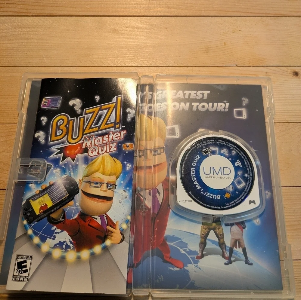 Buzz! Master Quiz for PSP - Black Pre-owned